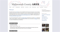 Desktop Screenshot of multnomahares.org